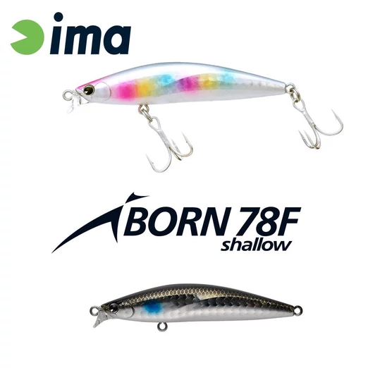 Ima Iborn 78F Shallow 78mm 8.5g 007 Mullet wobbler