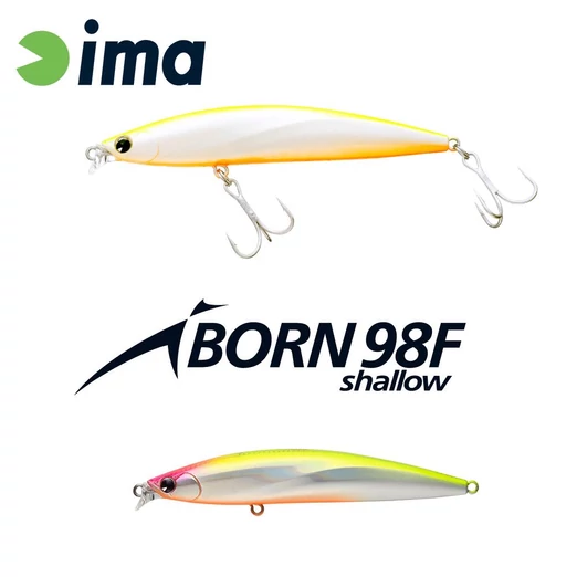 Ima Iborn 98F Shallow 98mm 13g 012 Cream Chart wobbler