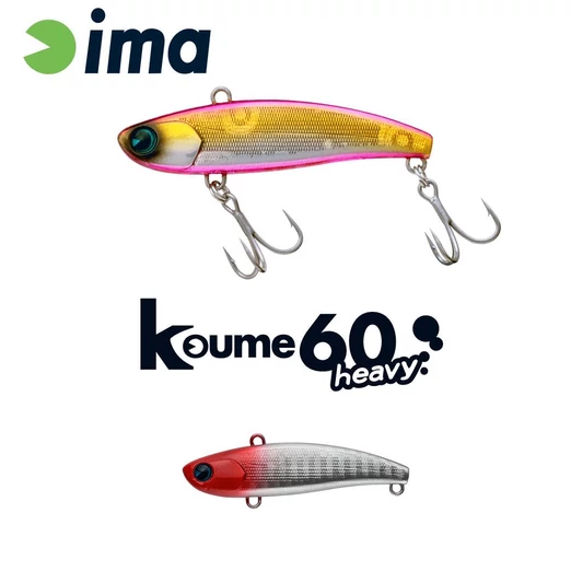 Ima Koume Vibration 60 Heavy 60mm 17g 101 Red Head wobbler