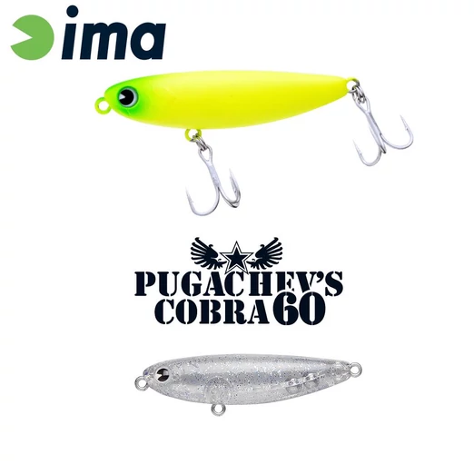 Ima Pugachevs Cobra 60 60mm 6g 101 Shiomi Sparkle wobbler