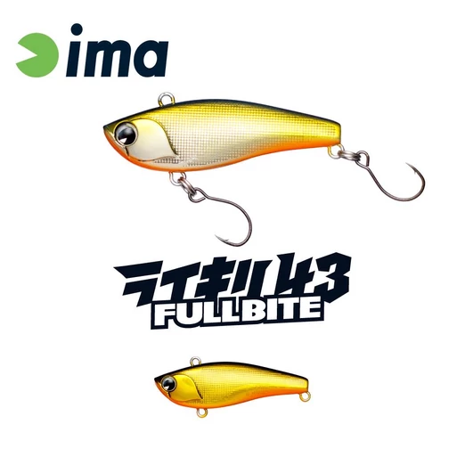 Ima Raikiri 43 Fullbite 43mm 2,5g 002 Gold Black wobbler