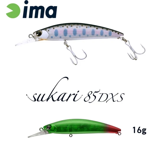 Ima Sukari 85DXS 83mm 16g 015 H Peacock Green wobbler