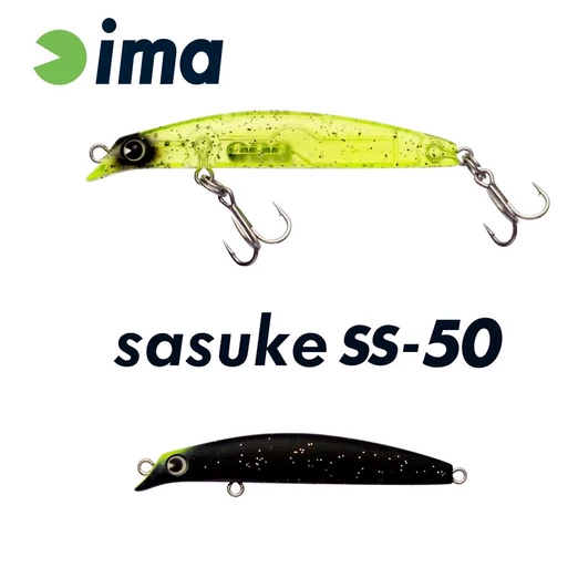 Ima Sasuke SS-50 50mm 1.7g 008 Matt Night Black wobbler