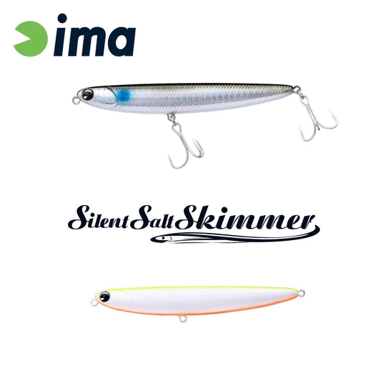 Ima Silent Salt Skimmer 110mm 13g 102 Chart Back Pearl wobbler