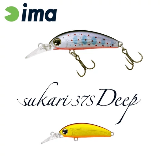 Ima Sukari 37S Deep 37mm 3g 001 Akagane wobbler