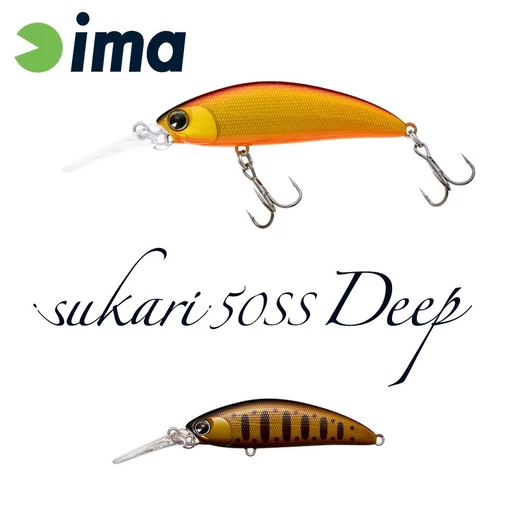 Ima Sukari 50SS Deep 50mm 5g 125 Smoked Gold Blackberry wobbler