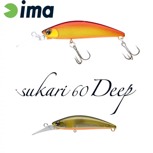 Ima Sukari 60 Deep 60mm 8g 010 Orange Belly Ayu wobbler