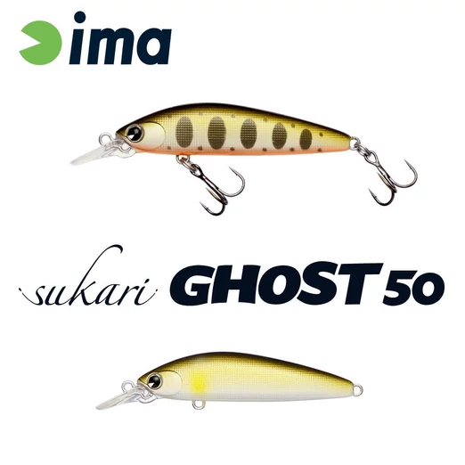 Ima Sukari Ghost 50SU 50mm 3.2g 009 Pearl Ayu wobbler