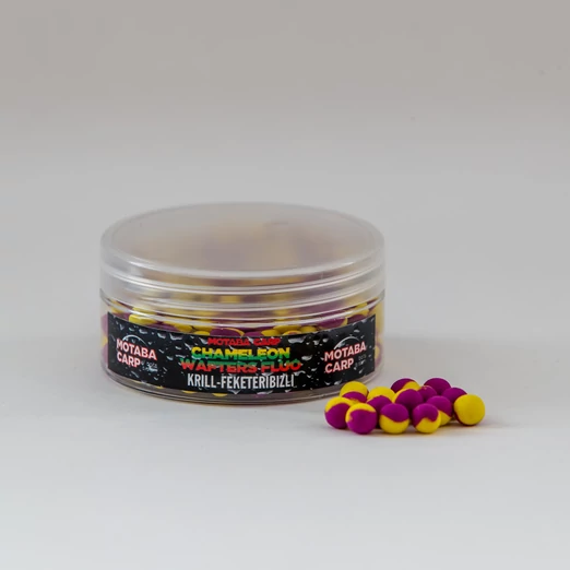 Motaba Carp Wafters Chameleon Fluo Krill-feketeribizli 8mm 40g