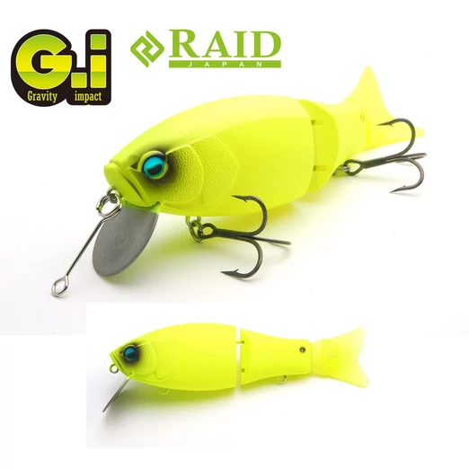 Raid Japan Gi 94mm 35g 004 Lemon Power wobbler