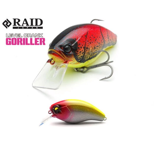 Raid Japan Level Crank Goriller 66mm 17,5g 015 Dark Clown wobbler