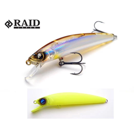 Raid Japan Level Minnow Quik72 72mm 5,2g 002 Lemon Power wobbler