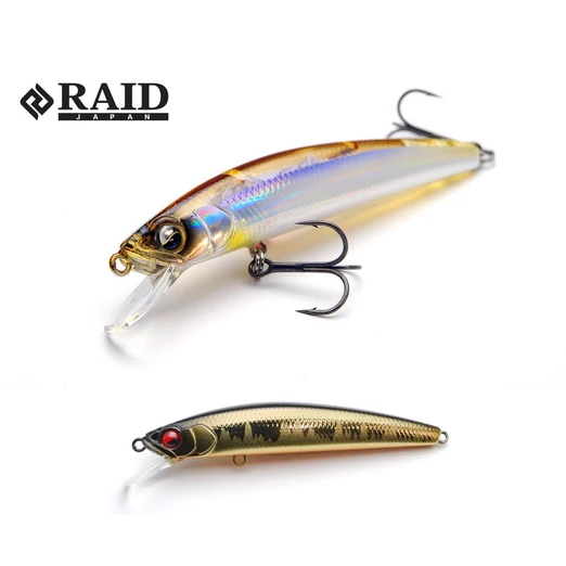 Raid Japan Level Minnow Quik72 72mm 5,2g 008 Real Kinkuro wobbler