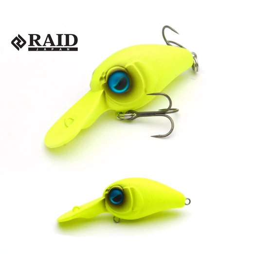 Raid Japan Level Crank Ping 32,5mm 3,5g 002 Lemon Power wobbler