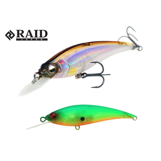 Raid Japan Level Shad Sprinter 68SR 68mm 5,6g 017 Sukeru Lime Chart wobbler