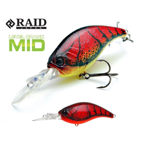 Raid Japan Level Crank Mid 59mm 10,5g 012 Yashizari wobbler