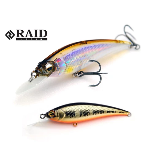 Raid Japan Level Shad Sprinter 68SR 68mm 5,6g 009 Real Kinkuro wobbler