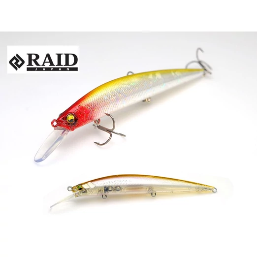 Raid Japan Level Minnow Plus 125mm 14g 002 Jewel Wakasagi wobbler