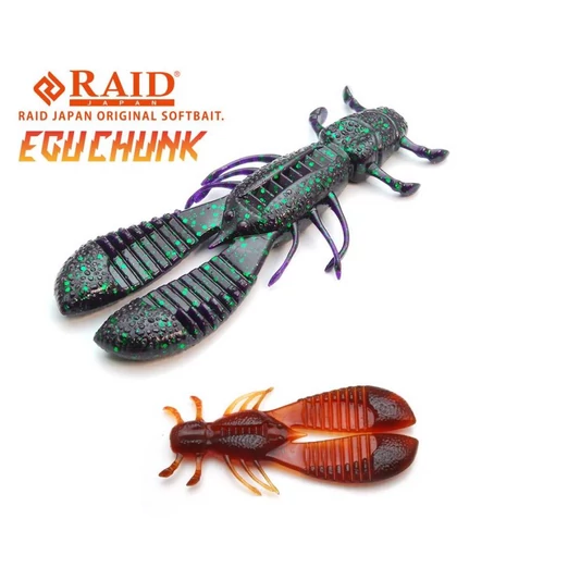 Raid Japan Egu Chunk 3,5" 8,9cm 059 Co Zari gumirák 6 db/csg