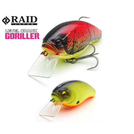 Raid Japan Level Crank Goriller 66mm 17,5g 003 Neon Back Chart wobbler