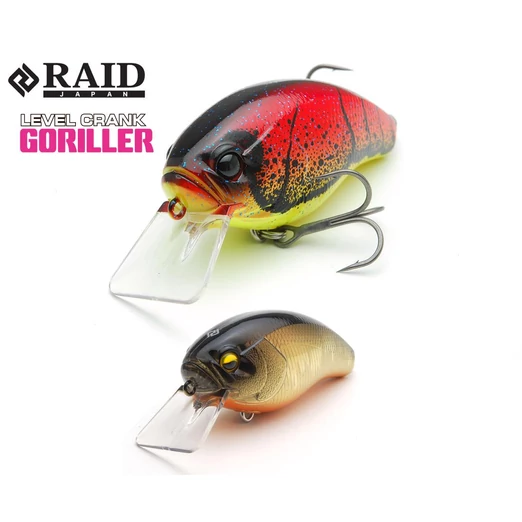 Raid Japan Level Crank Goriller 66mm 17,5g 007 Real Kinkuro wobbler