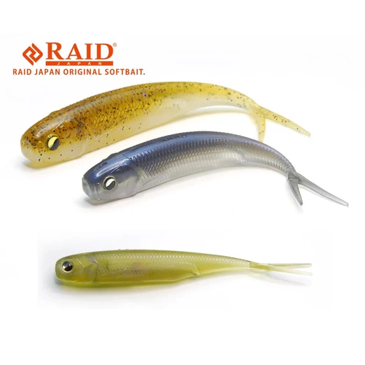 Raid Japan Fish Roller 3" 8,9cm 072 Stealth Fish gumihal 7 db/csg