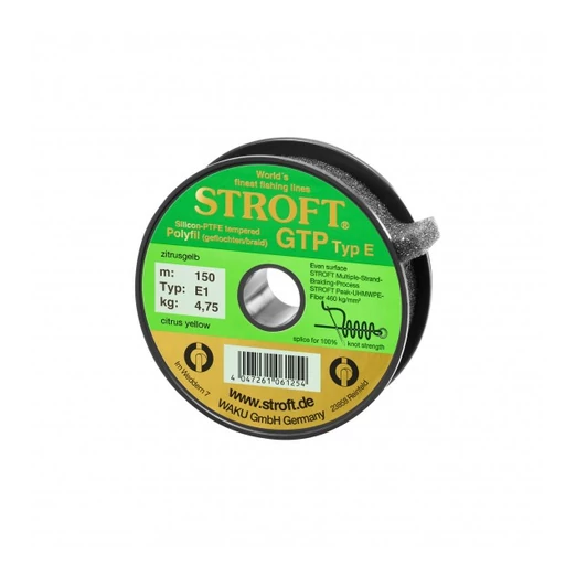 Stroft GTP Typ E citrus yellow fonott főzsinór 150m E1