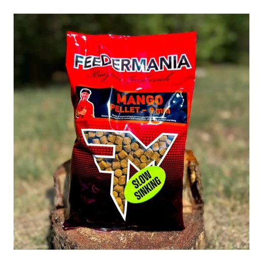 Feedermánia Slow Sinking 9mm Mango 800g, pellet