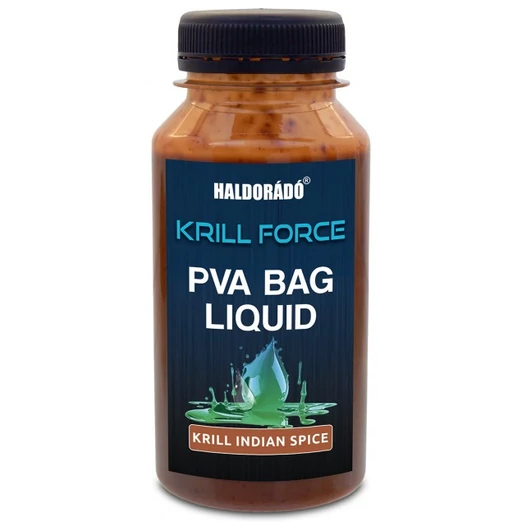 Haldorádó Krill Force PVA Bag Liquid - Krill Indian Spice aroma, 180ml