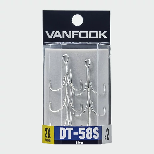 Vanfook DT-58S 2 hármas horog 6db
