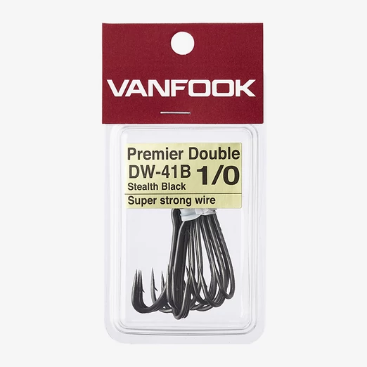 Vanfook DW-41B Premier Double 2/0 kettes horog 8db
