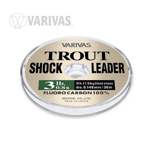 Varivas Trout Shockleader Fluorocarbon 30m 0,205mm 6lbs előkezsinór