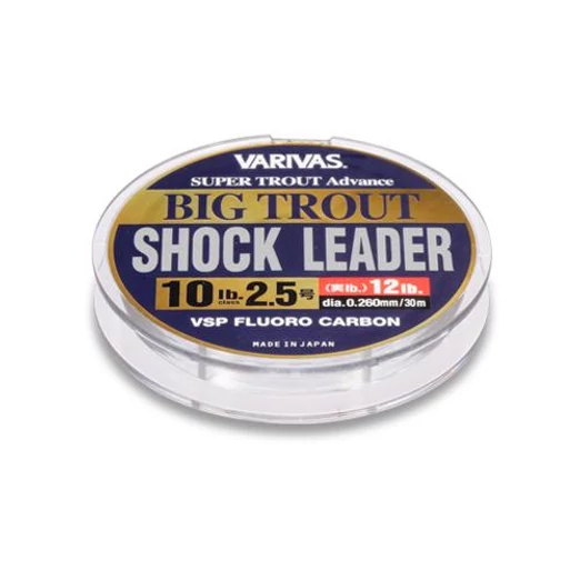 Varivas Big Trout Shockleader Fluorocarbon VSP 30m 0,310mm 14lbs előkezsinór