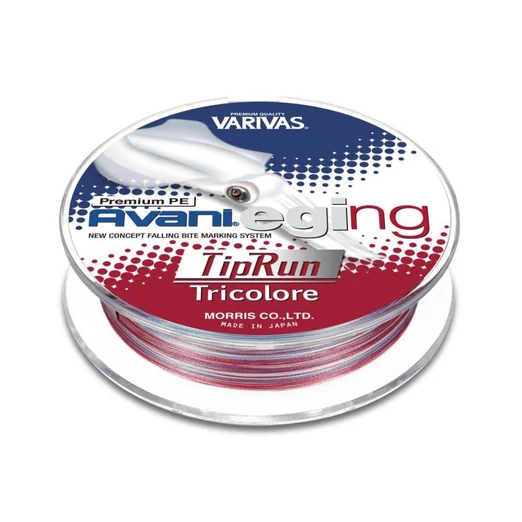 Varivas Avani Eging Tip Run Premium PE Tricolore 150m #0,8 0,148mm 15lbs fonott zsinór