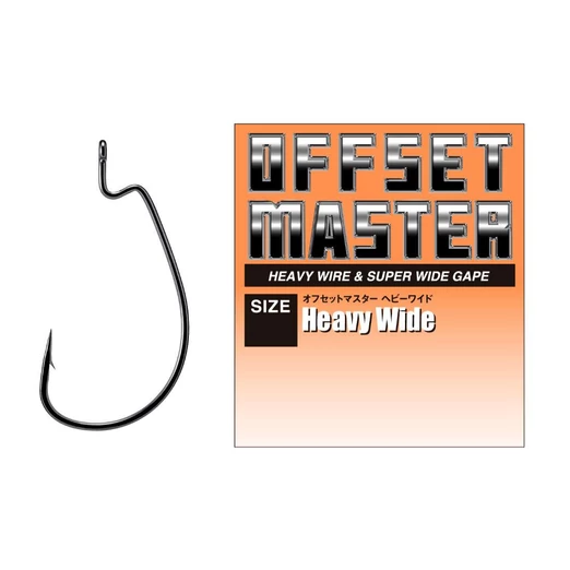 Varivas Offset Master Heavy Wide #2/0 NS Black horog 7 db/csg