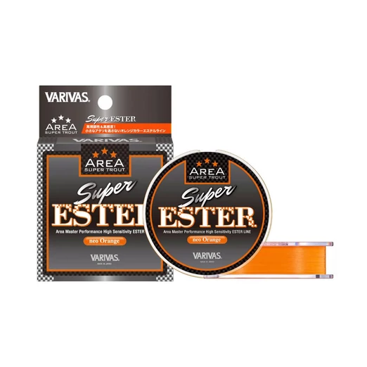 Varivas Super Trout Area Super Ester Neo Orange 140m 0,104mm 2,1lbs monofil zsinór
