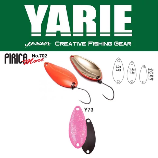 Yarie 702 Pirica More 2.6gr Y73 Pink Hololume kanál villantó