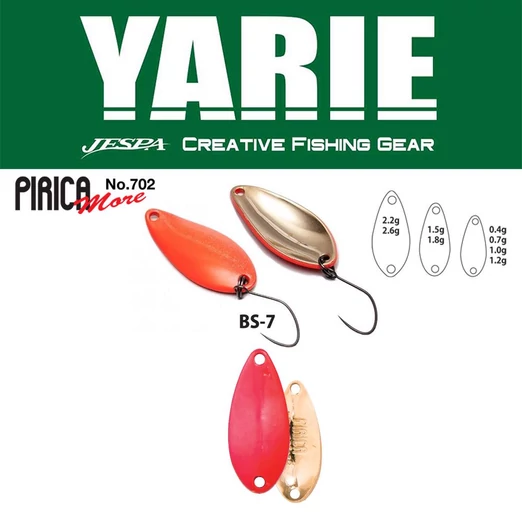 Yarie 702 Pirica More 1.8gr BS-7 Candy Pink kanál villantó