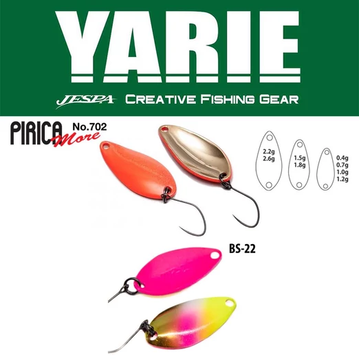 Yarie 702 Pirica More 2.2gr BS-22 Dragon Fruits kanál villantó