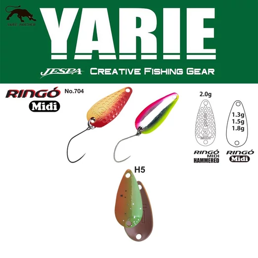 Yarie 704 Ringo Midi 1.8gr H5 Thirty Eight kanál villantó