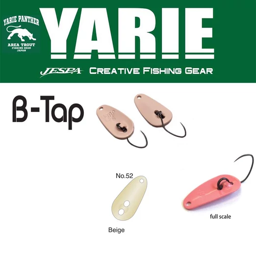 Yarie 705 B-Tap 1.2gr 52 Beige kanál villantó