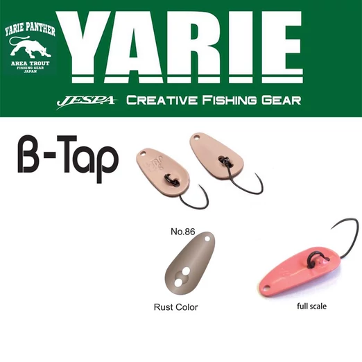 Yarie 705 B-Tap 1.2gr 86 Rust Color kanál villantó