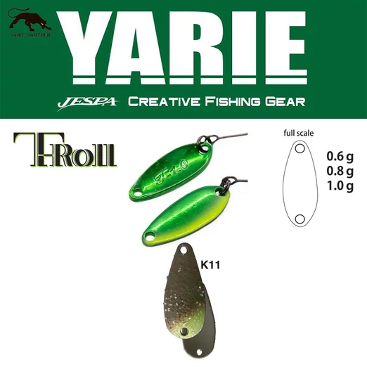 Yarie 707T T-Roll 1.0gr K11 Mobility Olive kanál villantó