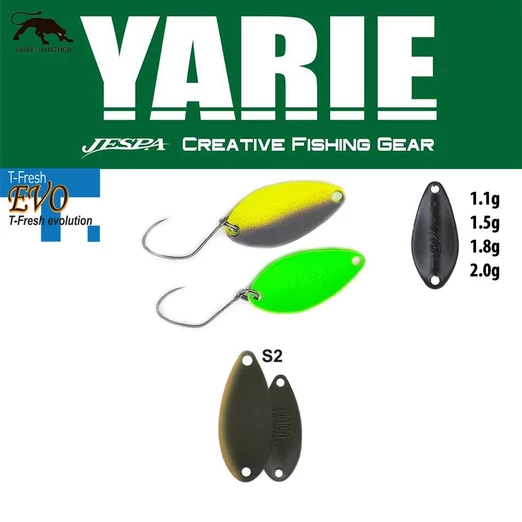 Yarie 710T T-Fresh Evo 1.1gr S2 Dark Olive kanál villantó