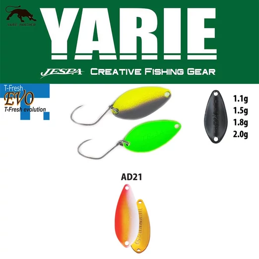 Yarie 710T T-Fresh Evo 1.8gr AD21 Uzakin kanál villantó