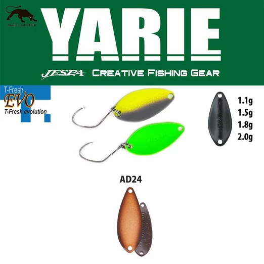 Yarie 710T T-Fresh Evo 1.5gr AD24 Oyster kanál villantó