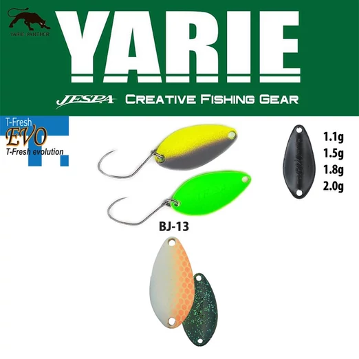 Yarie 710T T-Fresh Evo 1.5gr BJ-13 Shigeo kanál villantó