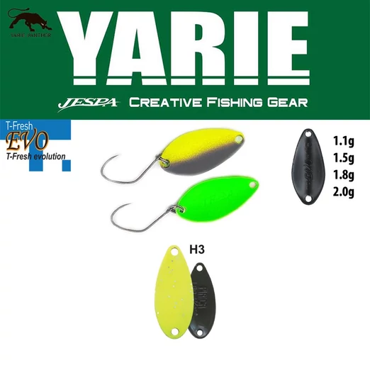 Yarie 710T T-Fresh Evo 1.8gr H3 Chart Glitter kanál villantó