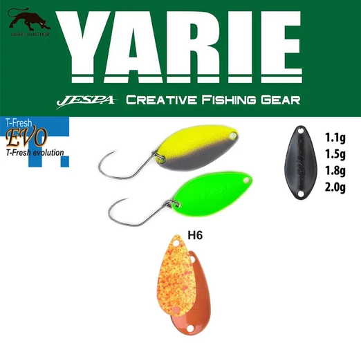 Yarie 710T T-Fresh Evo 1.8gr H6 Daidai Squash kanál villantó