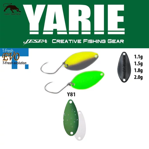 Yarie 710T T-Fresh Evo 2.0gr Y81 Cucumber kanál villantó